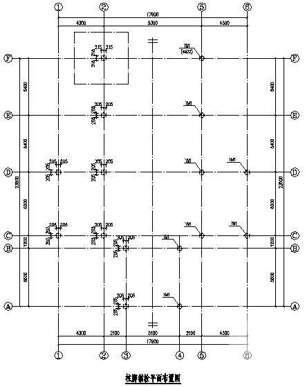 ]独立基础钢框架婚礼堂结构CAD施工图纸（8度抗震） - 1