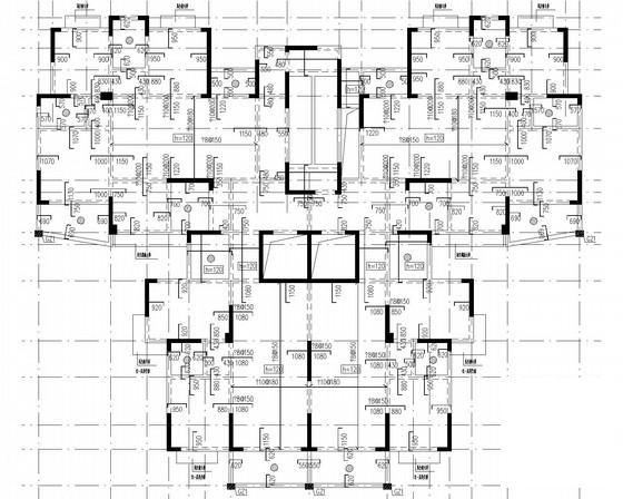 六度设防剪力墙住宅结构CAD施工图纸(桩基础设计说明) - 2