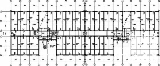 3层砖混学生宿舍楼结构CAD施工图纸（6度抗震） - 1