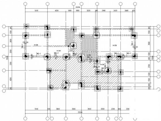 3层框架结构住宅楼结构CAD施工图纸 - 2