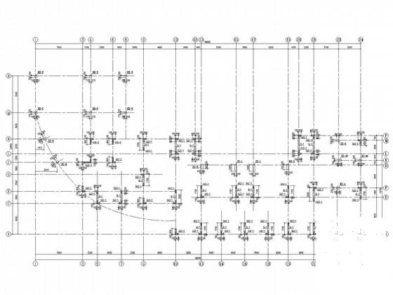 19层框架-剪力墙商住楼结构CAD施工图纸 - 1