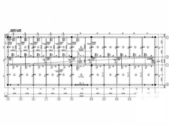 两层砌体结构砖石基础办公楼结构CAD施工图纸（6度抗震） - 2