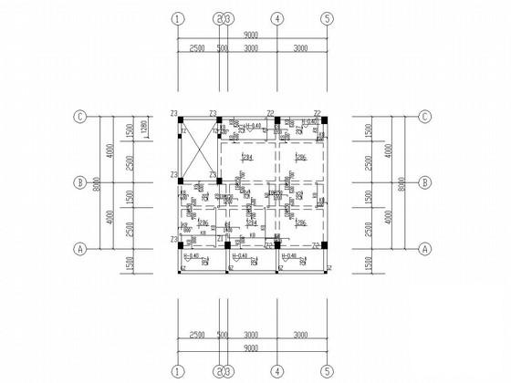 5层地梁结构住宅楼结构CAD施工图纸（桩基础） - 4