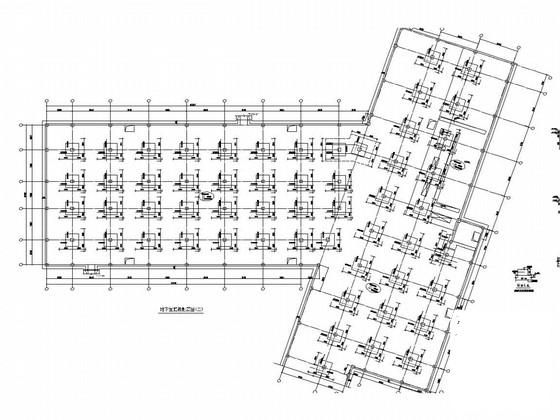 630个车位框架结构地下车库结构图纸（建筑施工CAD图纸） - 2