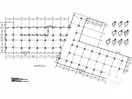 630个车位框架结构地下车库结构图纸（建筑施工CAD图纸） - 3