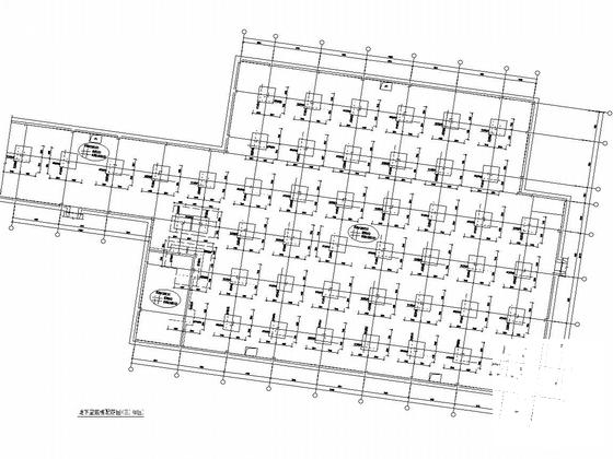 630个车位框架结构地下车库结构图纸（建筑施工CAD图纸） - 4
