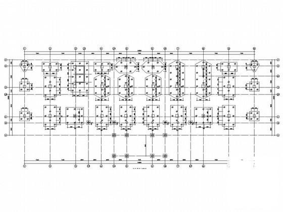 12层框架剪力墙结构办公楼结构图纸（预制管桩基础） - 1