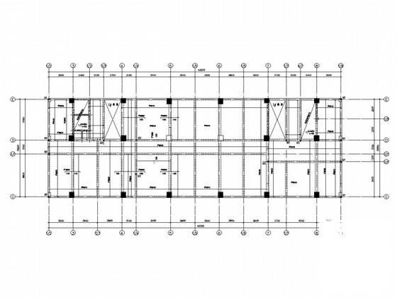 12层框架剪力墙结构办公楼结构图纸（预制管桩基础） - 3