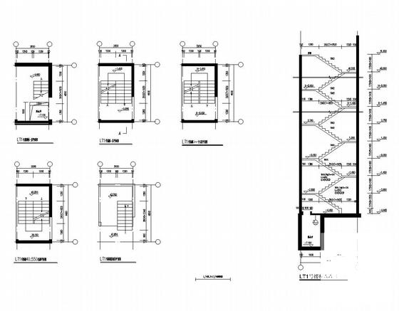 15层剪力墙结构高层住宅楼结构CAD施工图纸 - 5