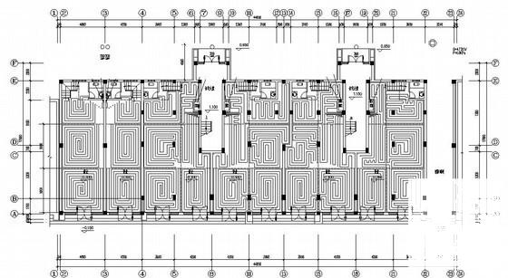 6层住宅楼地暖CAD图纸（设计说明） - 1