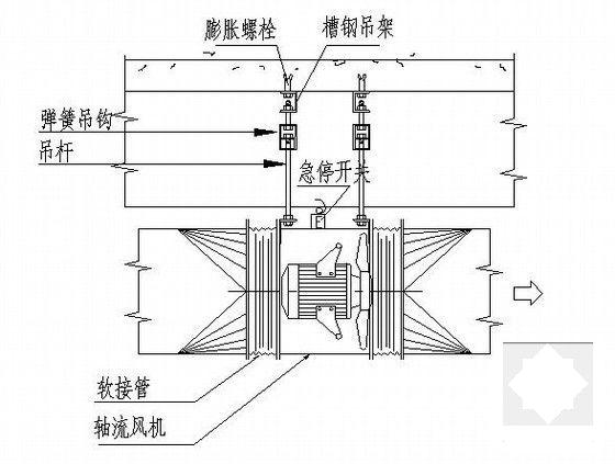 28层大型商业广场通风排烟设计CAD施工图纸(机械加压送风) - 4