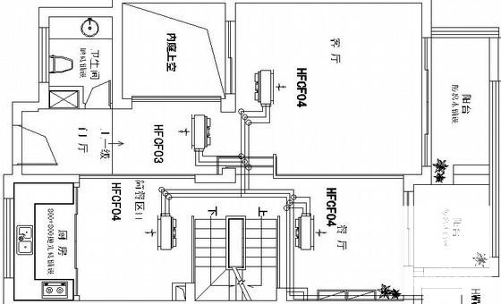 3层别墅住宅楼地源热泵系统设计CAD施工图纸（设计说明）(安装布置图) - 1