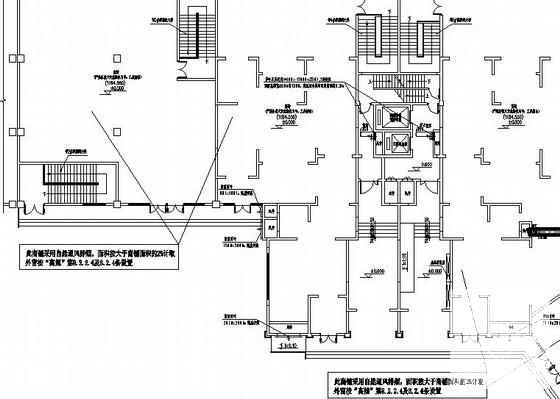 高层住宅楼通风排烟设计CAD施工图纸（2层地下室含负荷计算书) - 3