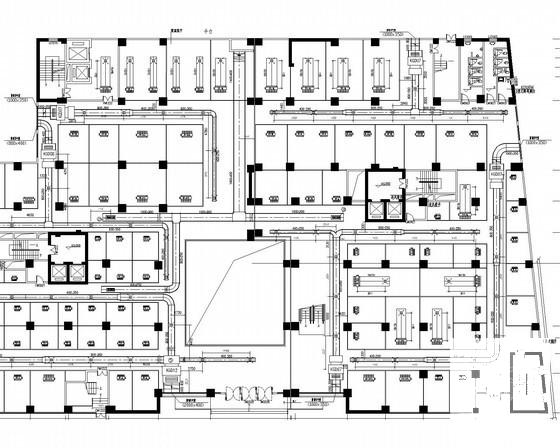 商业广场商住楼空调通风防排烟系统设计CAD施工图纸（中央集中式空调）(螺杆式冷水机组) - 1