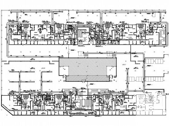 三十三层商业用房及地下室通风防排烟系统设计CAD施工图纸（人防设计机房图纸多） - 1