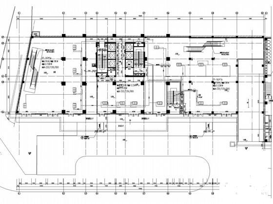 商业办公塔楼及裙楼空调通风系统设计CAD施工图纸（负荷计算）(直流变频多联机) - 2