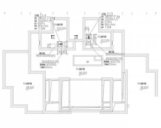 高层住宅楼及地下车库通风消防排烟系统设计CAD施工图纸（大院设计） - 3