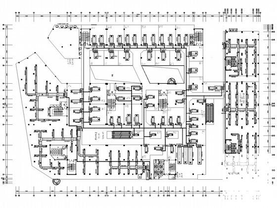 4层商业综合楼空调通风系统设计CAD施工图纸（风冷模块机组） - 2