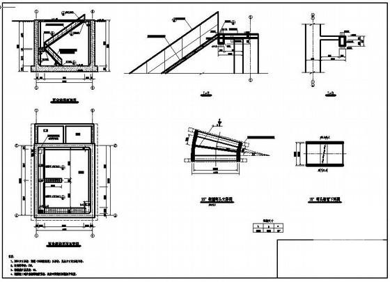 取水泵站CAD施工图纸（25万吨高档纸板项目）(有限责任公司) - 4