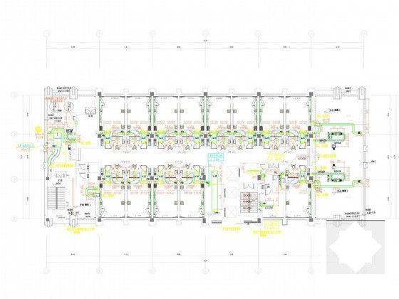 32层住宅楼商业综合项目空调通风及防排烟系统设计CAD施工图纸（大院设计）(螺杆式风冷热泵) - 4