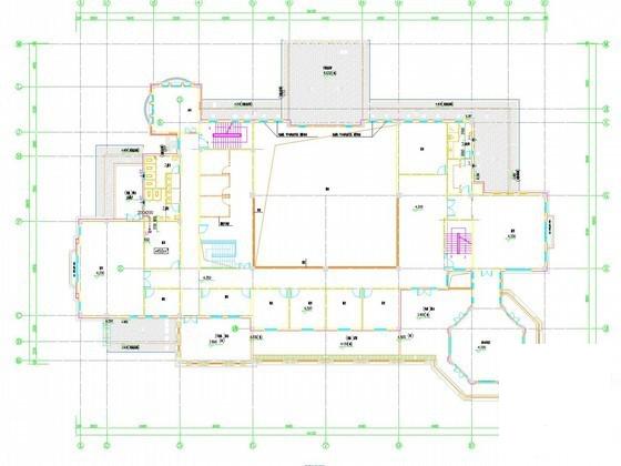 3层商业建筑通风及防排烟系统设计CAD施工图纸（大院设计） - 2