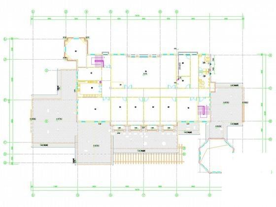 3层商业建筑通风及防排烟系统设计CAD施工图纸（大院设计） - 3