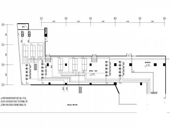 5层商业综合建筑空调通风及防排烟系统设计CAD施工图纸(离心式冷水机组) - 3