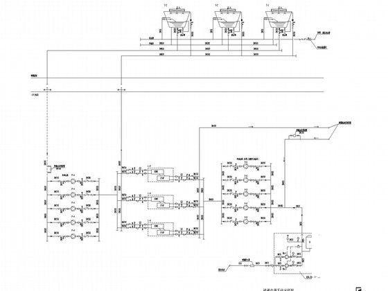 5层商业综合建筑空调通风及防排烟系统设计CAD施工图纸(离心式冷水机组) - 5