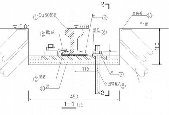 码头建设CAD施工图纸（施工设计说明）(总平面布置图) - 1