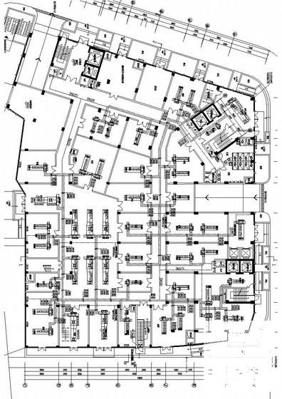 13层高档商业办公综合建筑空调通风及防排烟系统设计CAD施工图纸 - 3