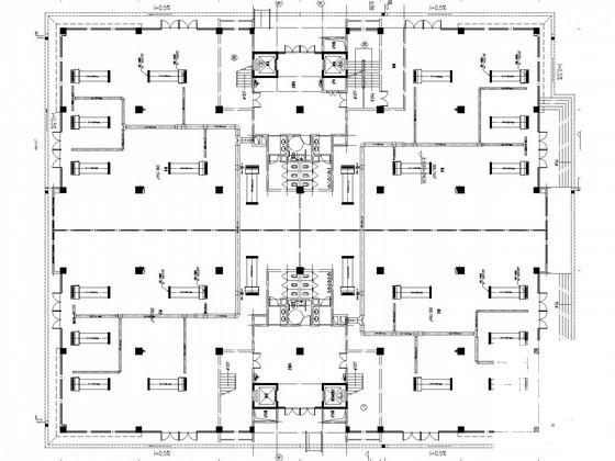 商业办公建筑空调新风系统设计CAD施工图纸（负荷计算多联机系统） - 2