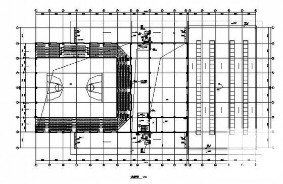 医学院3层体育馆暖通空调CAD施工图纸(新风换气机) - 2