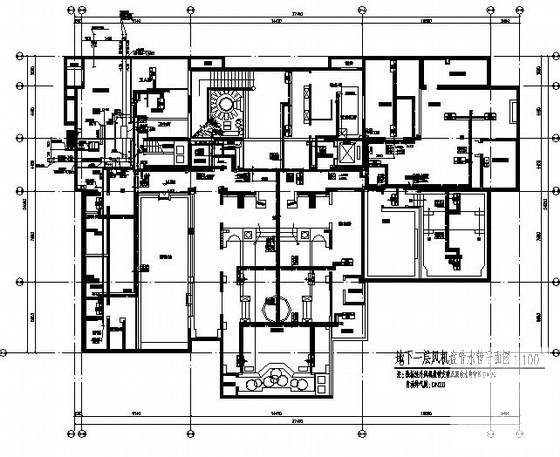 国内高档别墅暖通空调设计CAD施工图纸 - 1