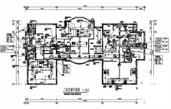 国内高档别墅暖通空调设计CAD施工图纸 - 3