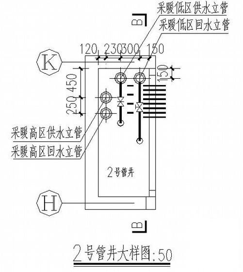 34层住宅楼采暖通风设计CAD施工图纸 - 2