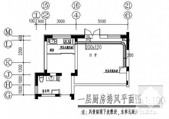 34层住宅楼采暖通风设计CAD施工图纸 - 4