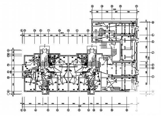 地上6层框架结构住宅楼电气CAD施工图纸（高29米，普通住宅）(防雷接地系统) - 1