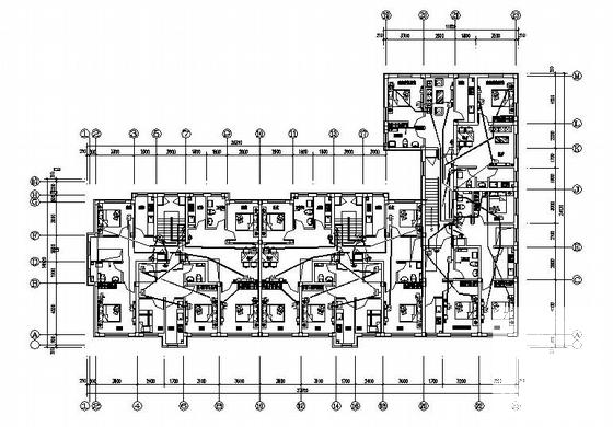 地上6层框架结构住宅楼电气CAD施工图纸（高29米，普通住宅）(防雷接地系统) - 2
