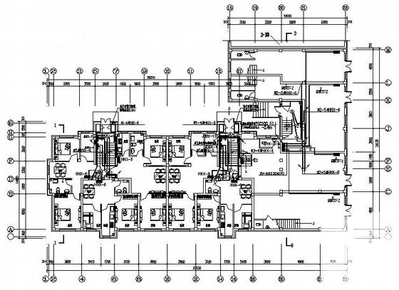 地上6层框架结构住宅楼电气CAD施工图纸（高29米，普通住宅）(防雷接地系统) - 3