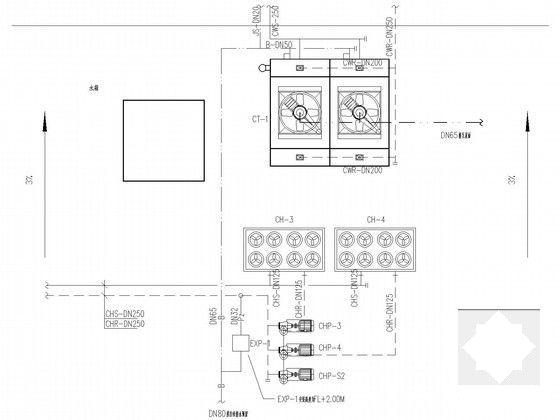 2层工业厂房空调通风设计CAD施工图纸(焓湿图) - 4