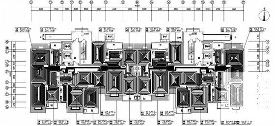 18层住宅楼采暖通风设计CAD施工图纸(低温热水地板辐射) - 1