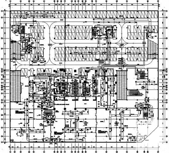 42层商务中心综合楼暖通空调设计CAD施工图纸(防排烟系统图) - 1