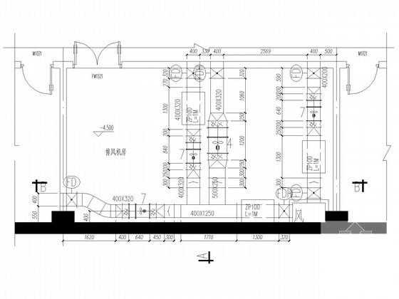 8层办公楼空调通风排烟系统设计CAD施工图纸（VRV系统） - 3