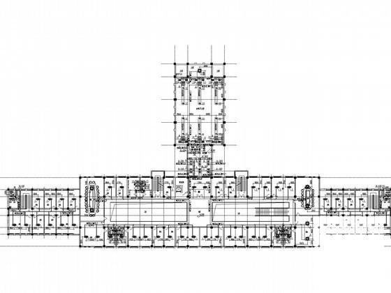 行政中心办公楼空调采暖系统设计CAD施工图纸(卫生间大样图) - 1