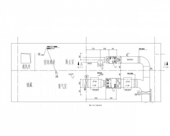 10层办公楼平战时通风排烟系统设计CAD施工图纸 - 3