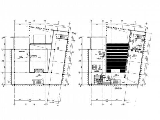 5层科技服务办公楼空调及通风系统设计CAD施工图纸（多联机系统） - 4