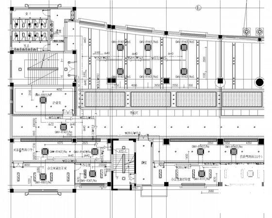 社会工作保障办公楼多联空调系统设计CAD施工图纸（建筑设计） - 1