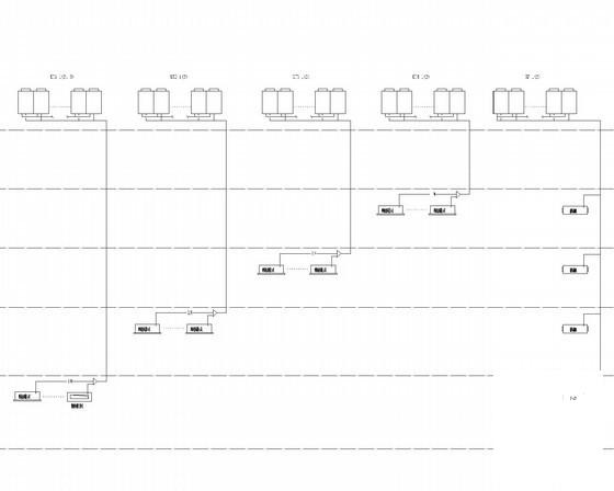 社会工作保障办公楼多联空调系统设计CAD施工图纸（建筑设计） - 2