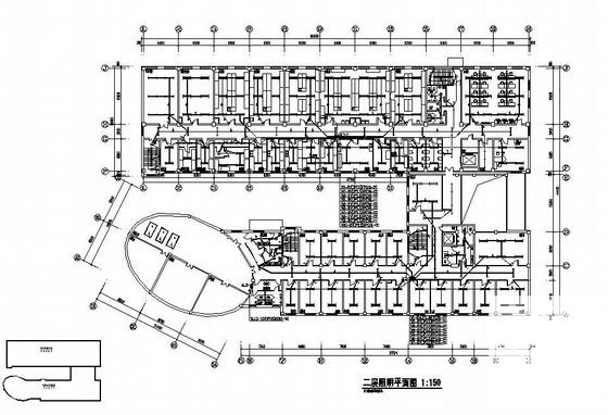 8层钢筋混凝土结构药品监督局电气CAD施工图纸(火灾自动报警系统) - 1