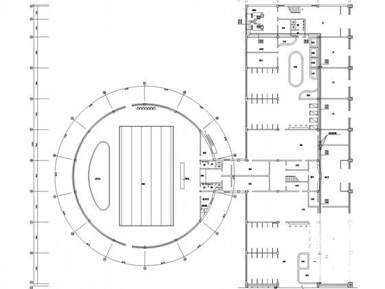 物业管理中心办公楼空调通风系统设计CAD施工图纸(螺杆式冷水机组) - 3